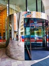 Glass Revolving Door, Modern Office Building, Sydney CBD, Australia Royalty Free Stock Photo