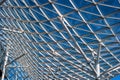 The glass roof of the exhibition center.