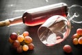 Glass of rose wine Royalty Free Stock Photo