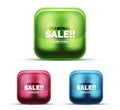 Glass sale icons