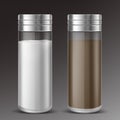 Glass salt and pepper shaker