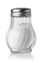 Glass salt shaker Royalty Free Stock Photo