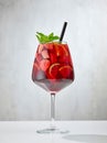 Glass of sangria