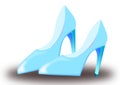 Glass shoes Royalty Free Stock Photo