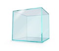 glass showcase cube bottom view