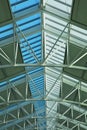 Glass skylight roof Royalty Free Stock Photo