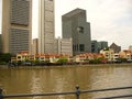 Glass skyscrapers of Singapore, skyscrapers on the street