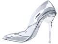 Glass slipper Royalty Free Stock Photo