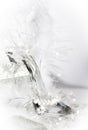 Glass Slipper Shoe Royalty Free Stock Photo