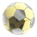 Glass soccer ball Royalty Free Stock Photo