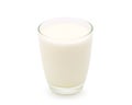 Glass of Soy milk with soybeans isolated on white background. with clipping path Royalty Free Stock Photo