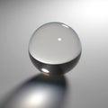 Glass sphere with caustic light