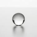 Transparency and reflective properties create a soft gradient of gray Royalty Free Stock Photo