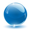 glass sphere vector Royalty Free Stock Photo