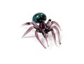 Glass spider isolated Royalty Free Stock Photo