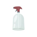 Glass spray bottle garbage from dump landfill, ecology pollution, environmental problem