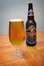 A glass of Tiger Beer