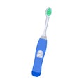 glass toothbrush dental cartoon vector illustration