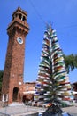 Glass Tree in Murano Island Royalty Free Stock Photo