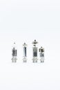 Glass vacuum radio tubes Royalty Free Stock Photo