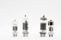 Glass vacuum radio tubes Royalty Free Stock Photo