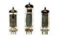 Glass vacuum tubes Royalty Free Stock Photo