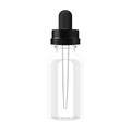 Glass vaping empty bottle