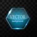 Glass vector button plane. Easy editable background Royalty Free Stock Photo