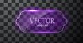 Glass vector button plane. Easy editable background Royalty Free Stock Photo