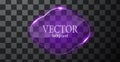 Glass vector button plane. Easy editable background Royalty Free Stock Photo