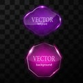 Glass vector button plane. Easy editable background Royalty Free Stock Photo