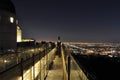 Walk way to the side of Griffith Observatory