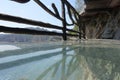 Glass Walkway at Shidu Beijing. Royalty Free Stock Photo