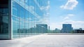 glass wall office building Royalty Free Stock Photo