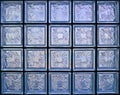 Glass wall pattern Royalty Free Stock Photo