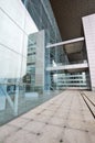 Glass walls office Royalty Free Stock Photo
