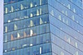 Glass walls of a office building - business background Royalty Free Stock Photo