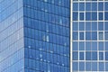 Glass walls of a office building - business background Royalty Free Stock Photo