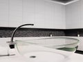 Glass washbasin 3d