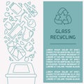 Glass waste recycling information booklet