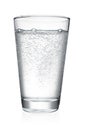 Glass of water isolated Royalty Free Stock Photo