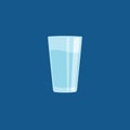 glass water vector illustration design template Royalty Free Stock Photo