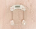 Glass weight scale