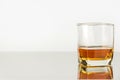 Glass of whiskey on the rock Royalty Free Stock Photo