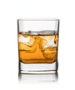 Glass of whisky Royalty Free Stock Photo