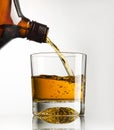 Glass of whisky Royalty Free Stock Photo