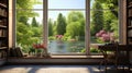 glass window home background