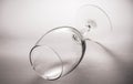 Glass for wine abstract black and white Royalty Free Stock Photo