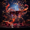 Glass party wine background celebrate drink light christmas wineglass liquid beverage alcohol luxury