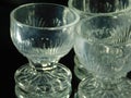 Glass wine glasses